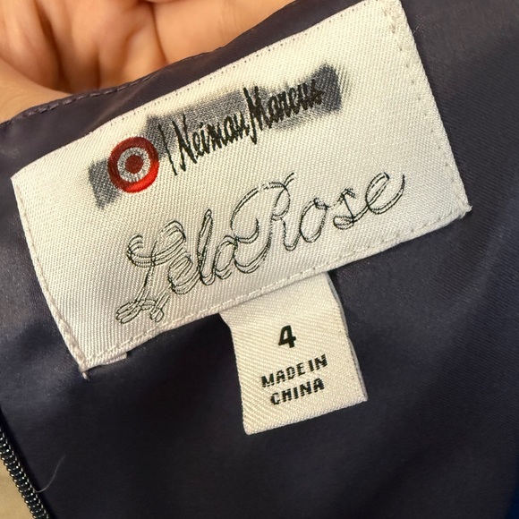 Neiman Marcus Purple and Pink Midi Dress - Picture 4 of 5